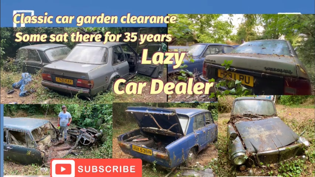 20 years ago, I got the call to scrap a load of old cars from a garden today went back and got them