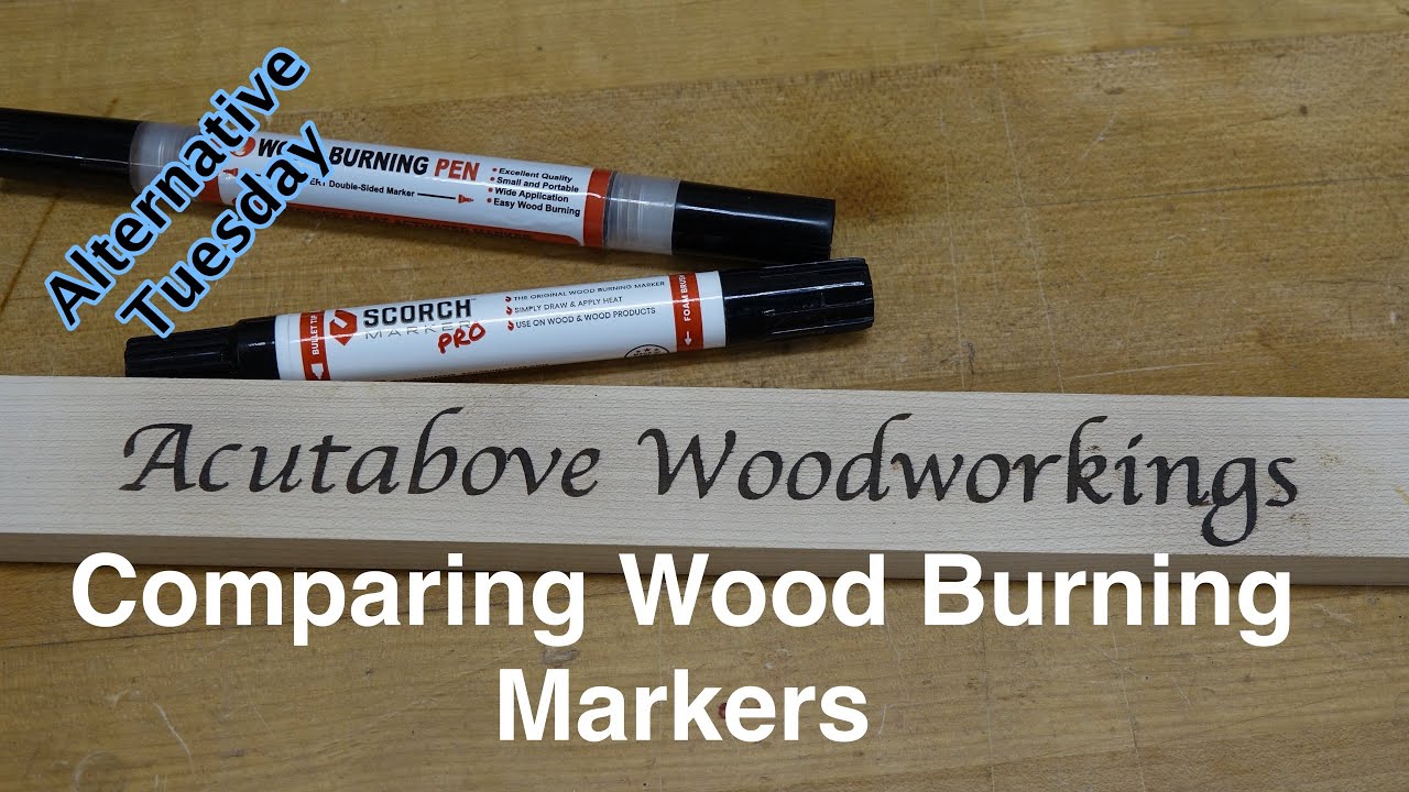 Comparing Wood Burning Markers