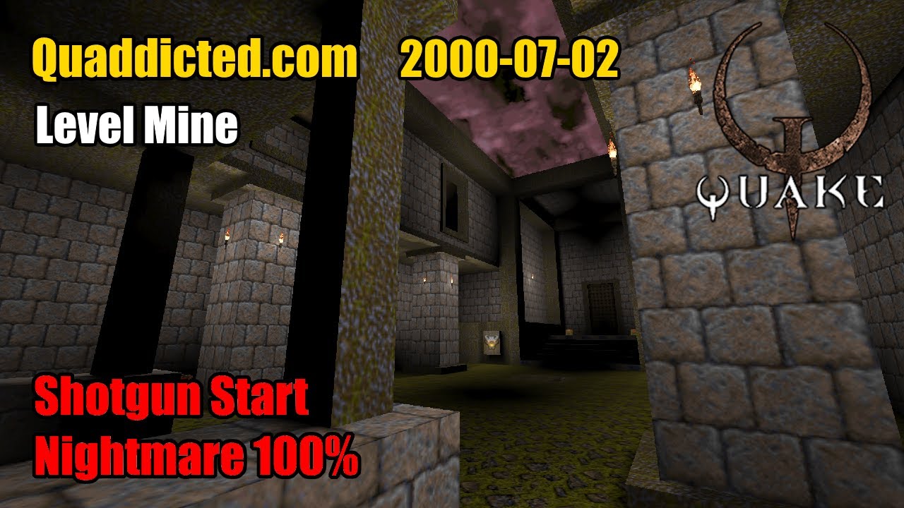 Quaddicted - 2000-07-02: lm231.zip - Level Mine (Nightmare 100%)