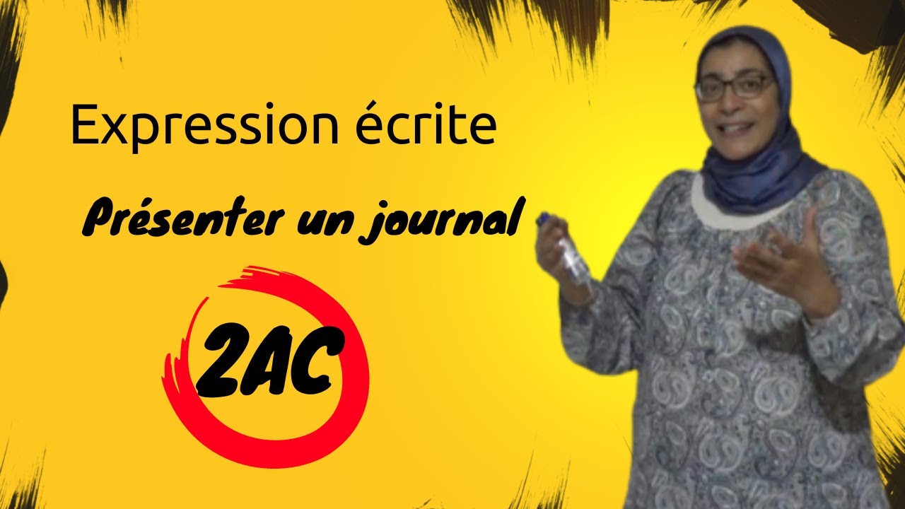 Présenter un journal