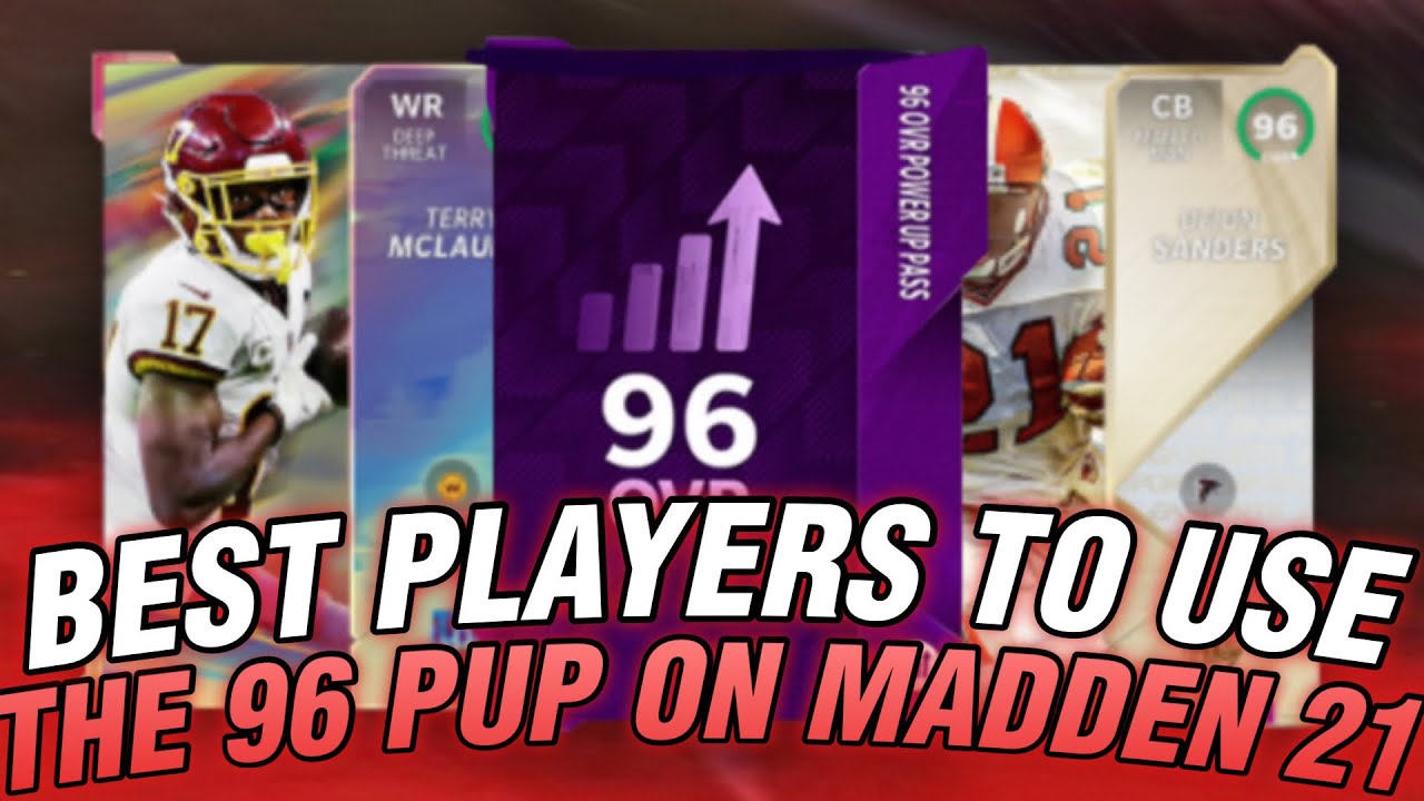 MADDEN 21 ULTIMATE TEAM BEST PLAYERS TO USE YOUR 96 OVR POWER UP PASS