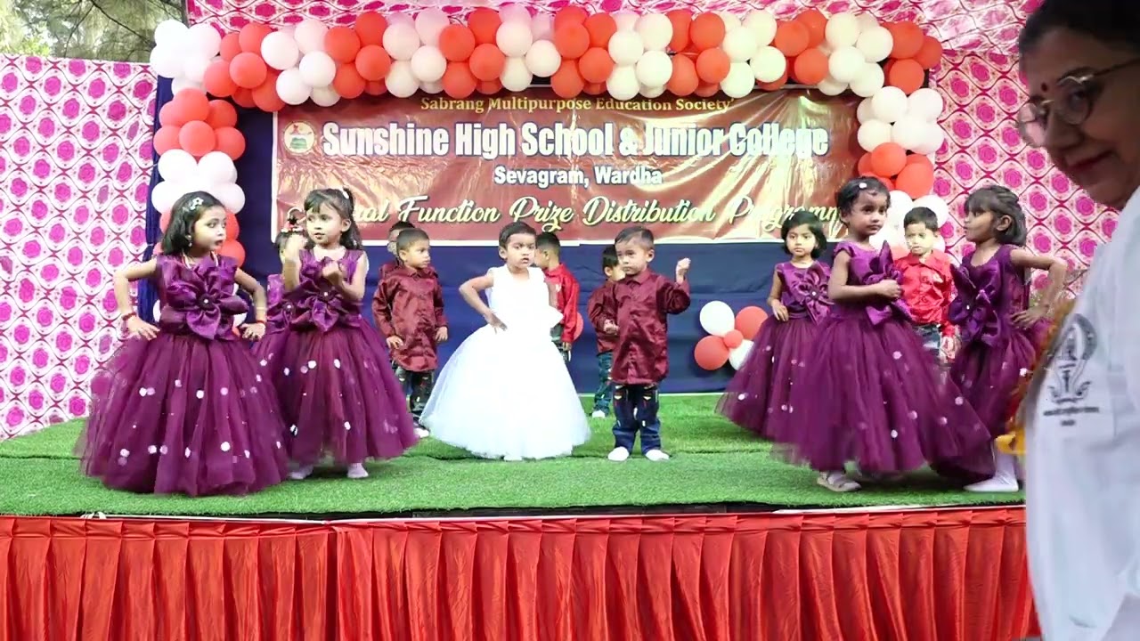 Nursery Dance of Sunshine Pre Primary School Sevagram Wardha Anaul Function 2026