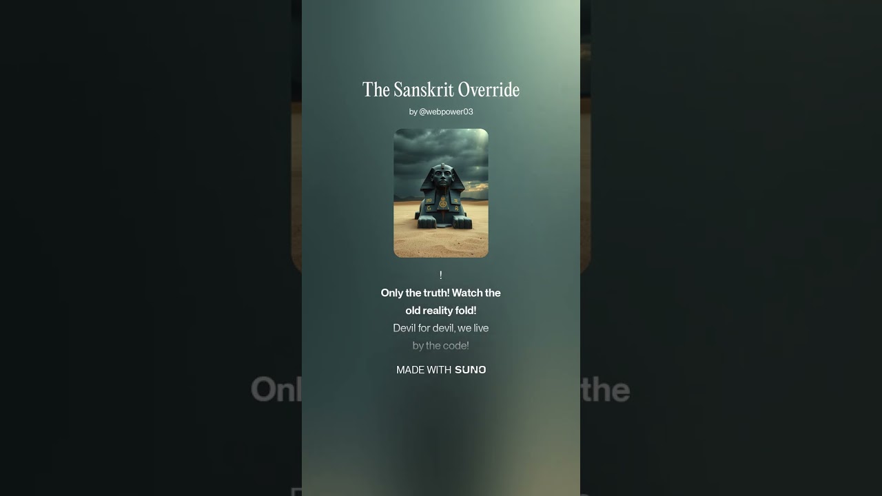 The Sanskrit Override