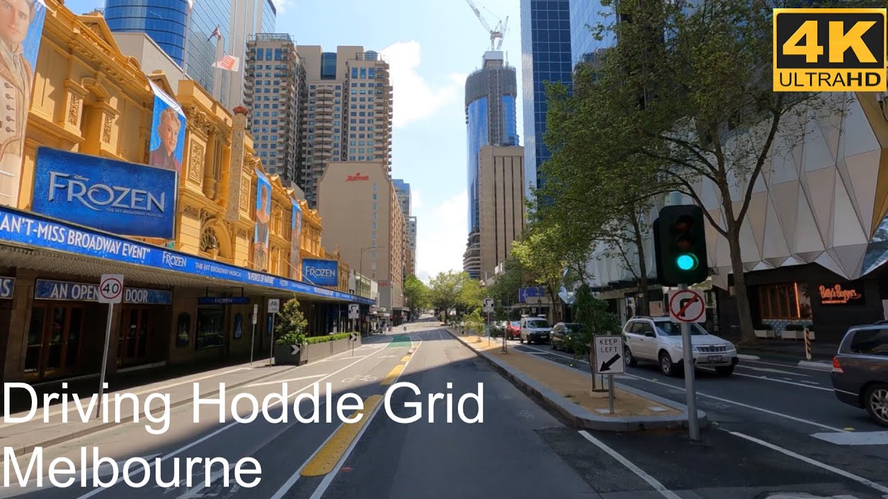 Driving Hoddle Grid North/South Bound | October 2021| Lockdown 6.5 | Melbourne Australia | 4K UHD