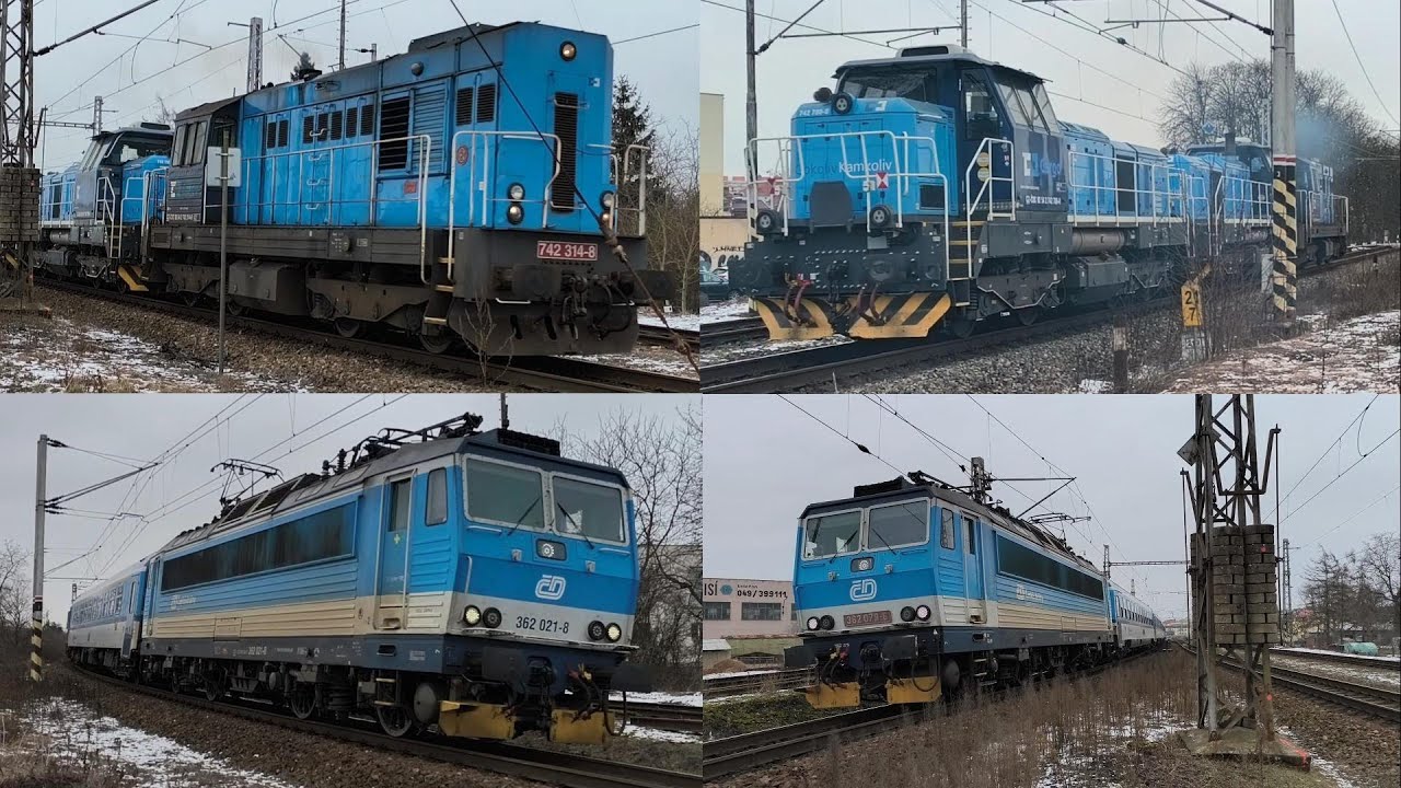 4. února 2026 - vlaková doprava v Hradci Králové - trains transport in Hradec Králové