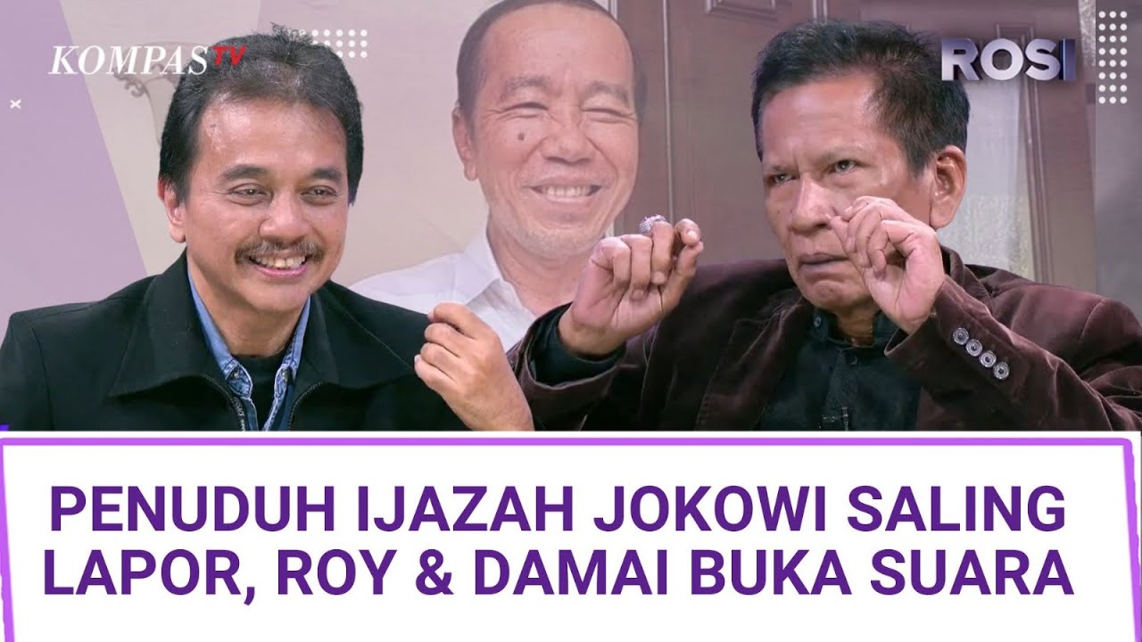Roy Suryo & Damai Hari Lubis Buka Suara soal Saling Lapor Penuduh Ijazah Jokowi ke Polisi | ROSI