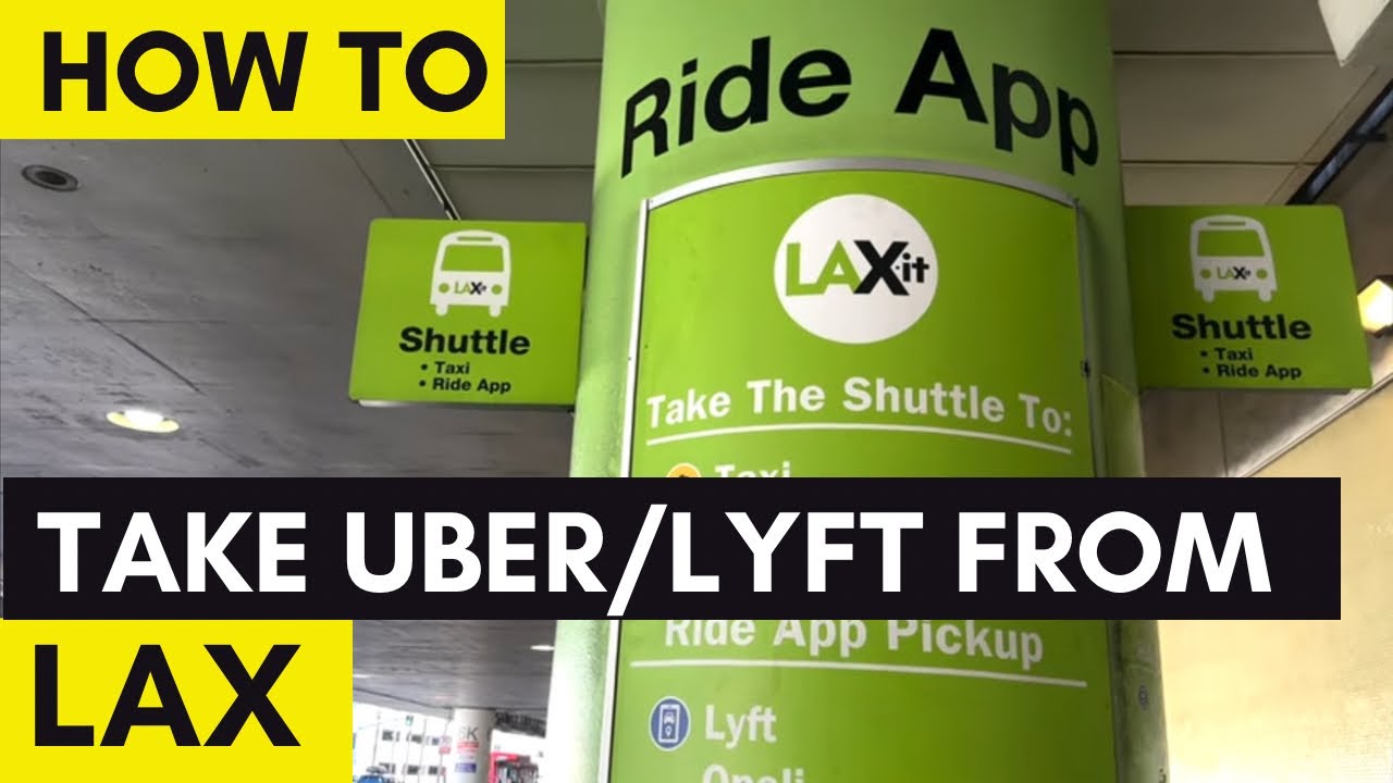 Как воспользоваться Uber и Lyft из Лос-Анджелеса | Трансфер из LAXit до парковки совместных поезд...