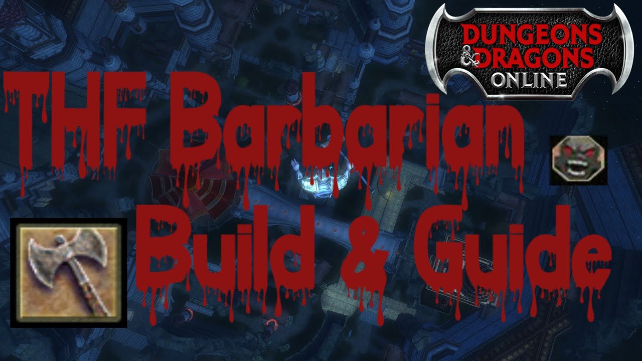 Barbarian is Super Good! THF Build and Guide (Free to Play Friendly)