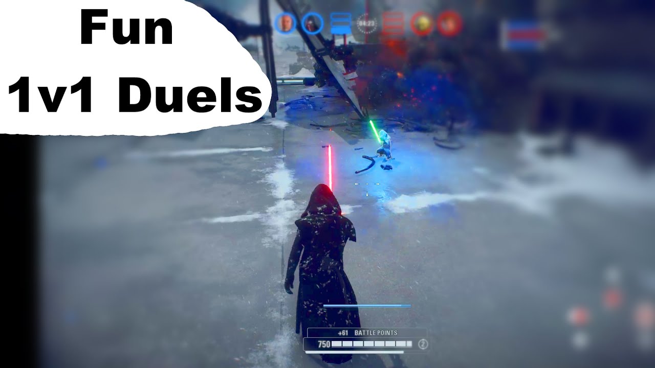 Star Wars Battlefront 2: (No Commentary) Hero Showdown 1v1 Duels Gameplay at Starkiller Base.