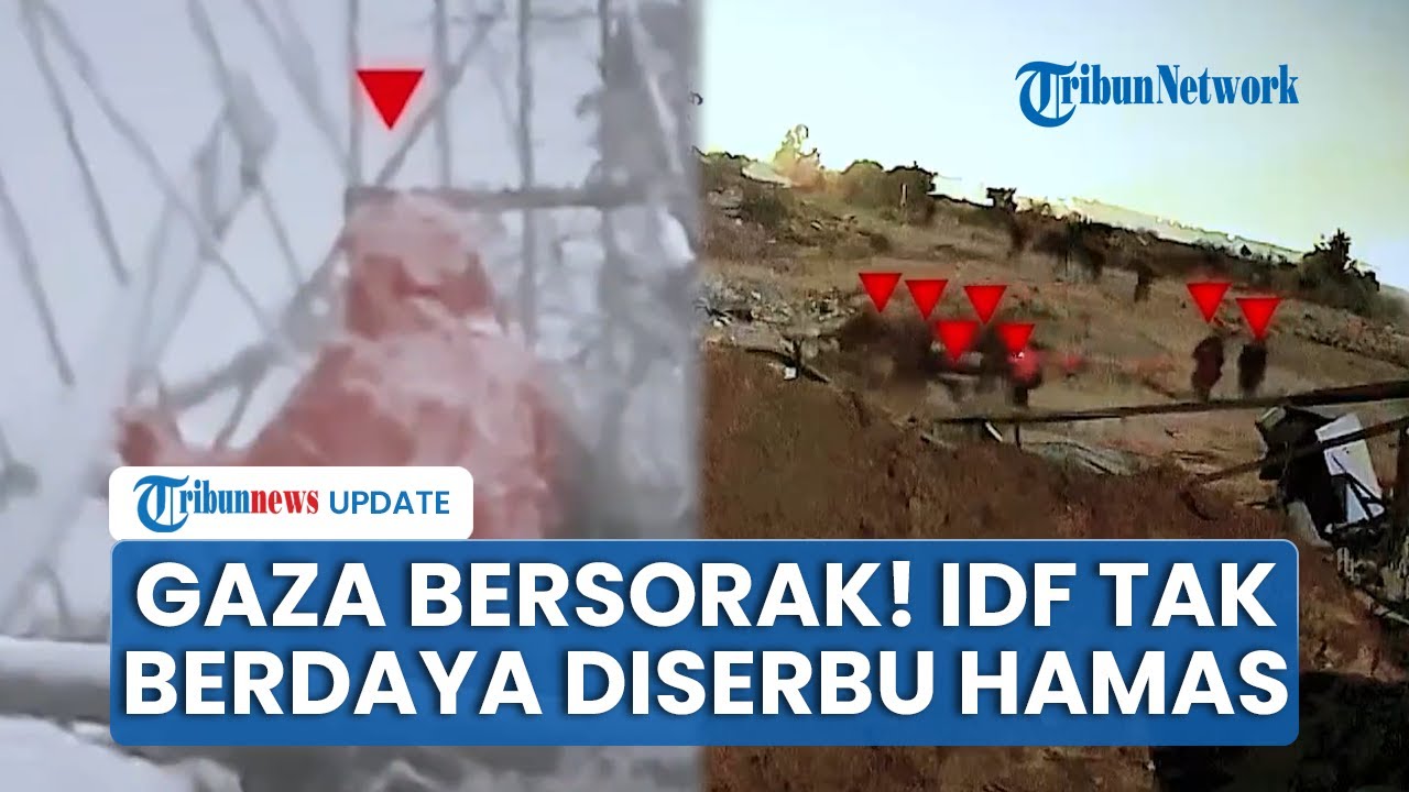 Warga Palestina Bersorak! Israel Nyerah Tak Berdaya Diserbu Rudal Hamas hingga Mobil IDF Meledak