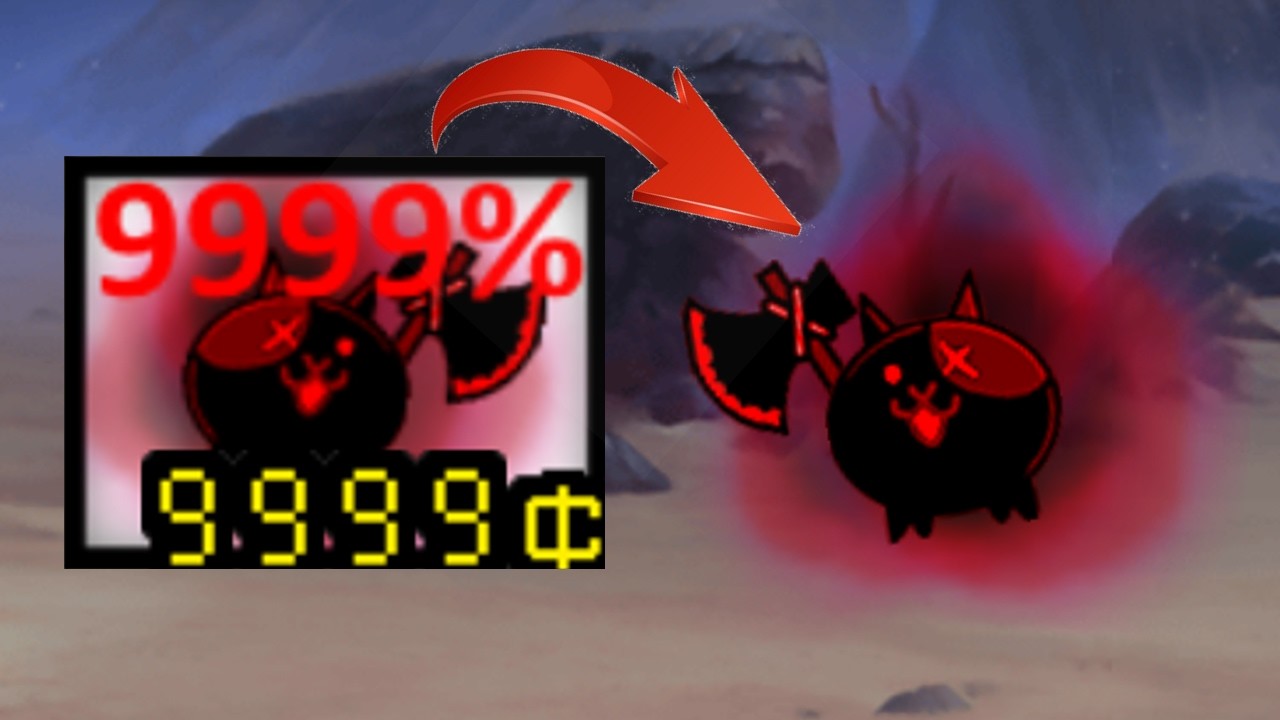 the battle cat True killer Axe Cat 9999%