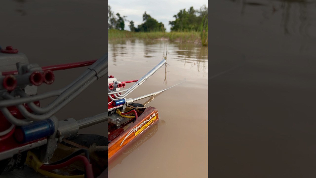 หายไปไหนอ่ะ 1รู😂 #เรือบังคับ #5k4รู #เครื่องยนต์โมเดล