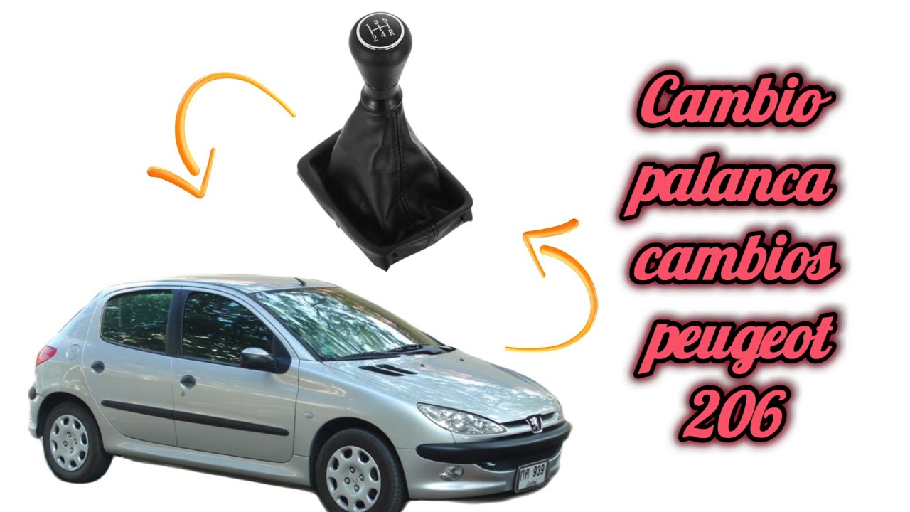 como cambiar la  palanca de cambios de un peugeot 206