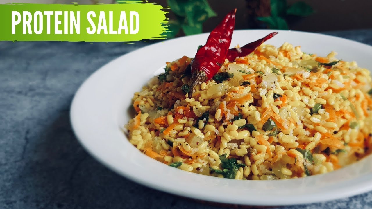 Protein Salad recipe for weight loss (Vegan) | Split green gram/Moong Dal Salad | Kosambari recipe