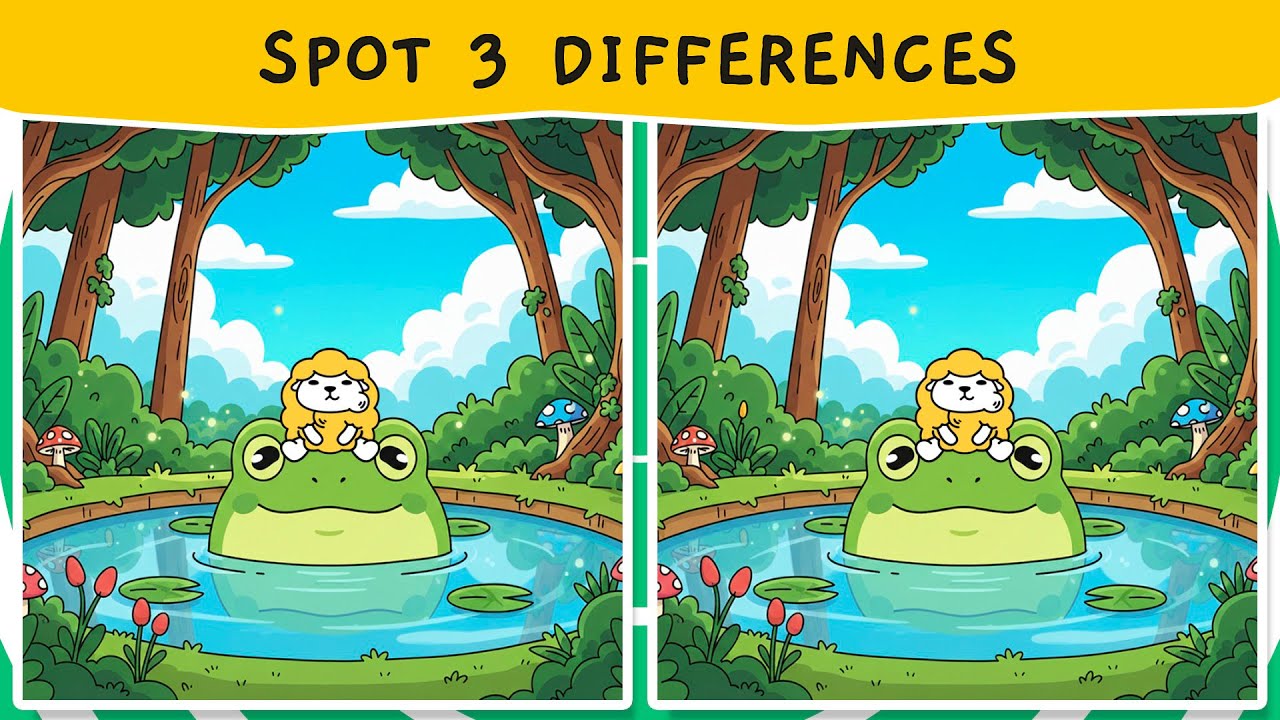 Spot the Difference 🔎 | Brain training #013