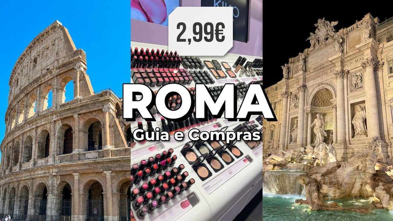 Não vá à ROMA sem ver esse vídeo! | Roteiro completo, com preços