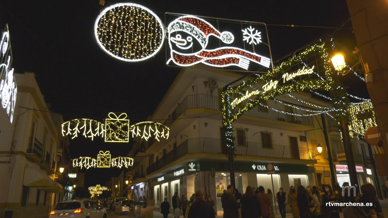 Inaugurado el alumbrado de Navidad en Marchena