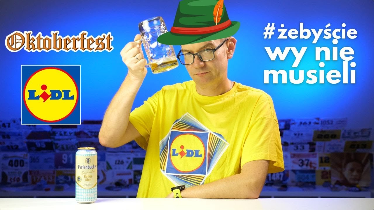 Perlenbacher Bayeriches Helles Bier - Munich Helles - Oettinger (Niemcy) dla sieci Lidl