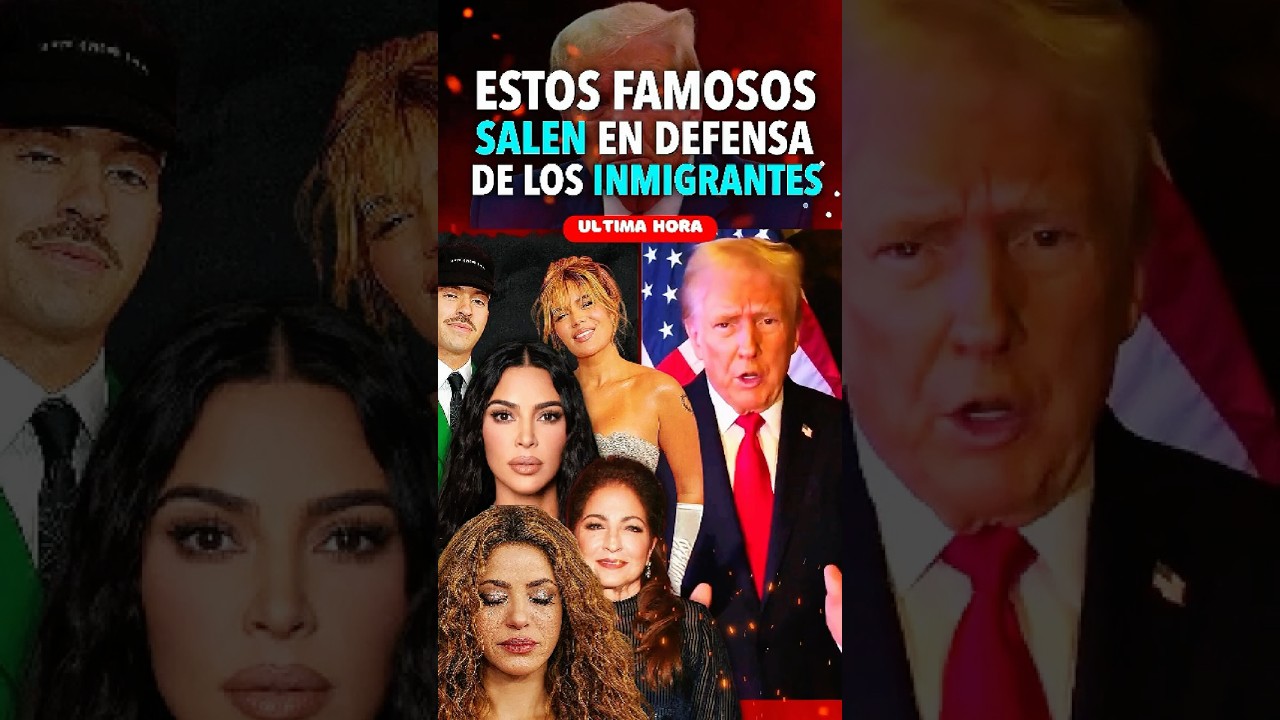 &iexcl;Famosos alzan la voz en CONTRA de Donald Trump! 😱