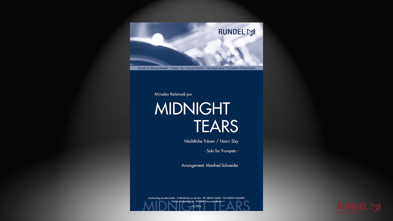 Midnight Tears | Miroslav Kolstrunk jun. | Arrangement: Manfred Schneider