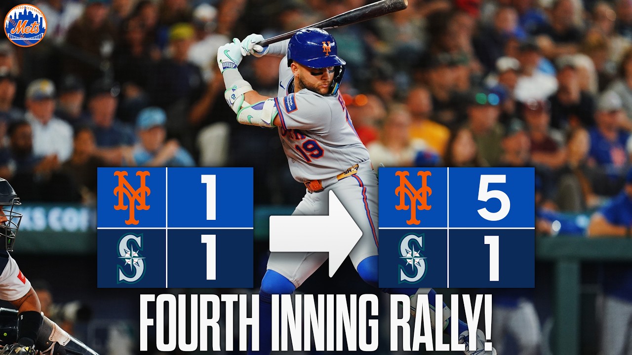 Mets 4-Run 4th Inning Breaks the Game Open | FULL INNING