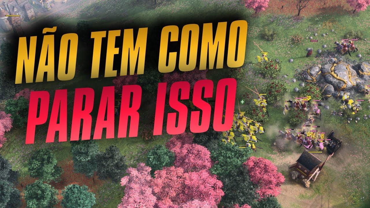 ESSA CIVILIZAÇÃO QUEBROU O JOGO! | AGE OF EMPIRES 4