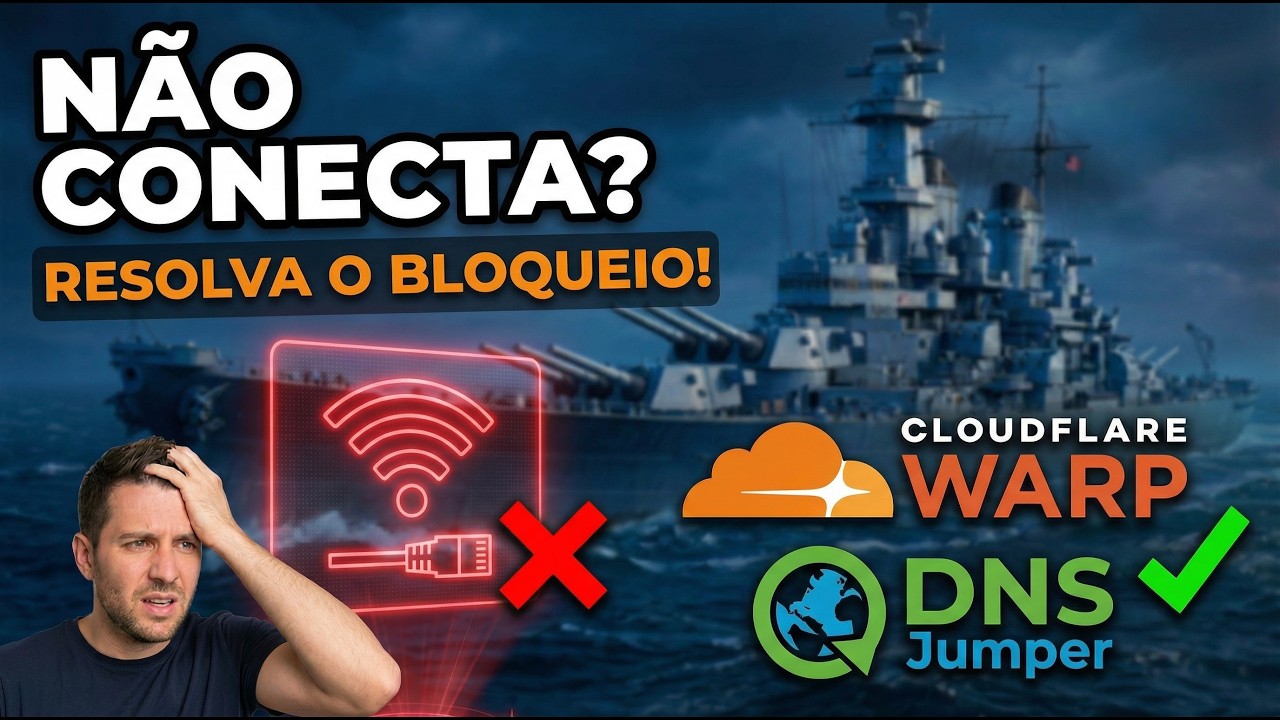 Erro de Conexão no World of Warships e Wargaming: Resolva Agora! (Problema Claro/NET)
