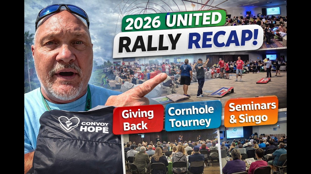 2026 United Rally; Convoy of Hope Giveback; Full-Time RV