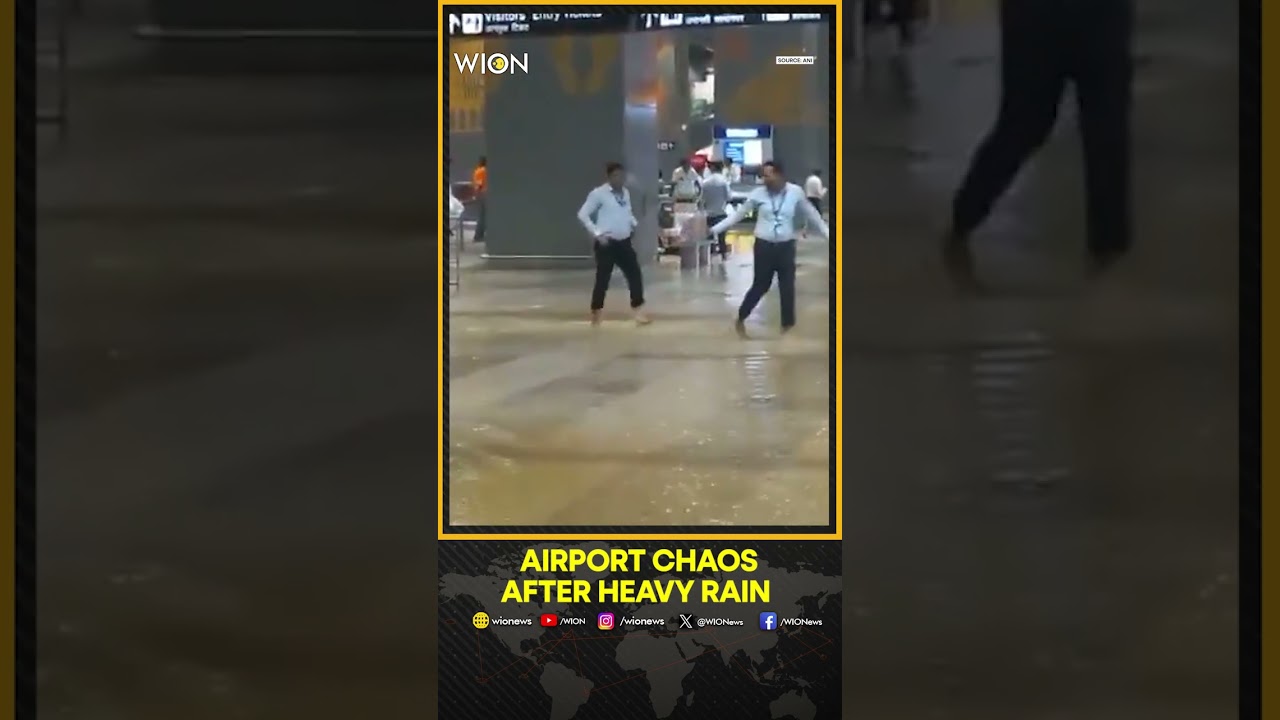 Delhi Weather | Heavy Rain Triggers Waterlogging At Indira Gandhi International Airport