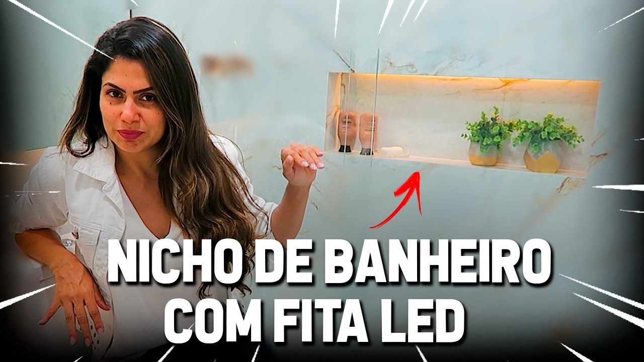 Tudo sobre nicho com fita de Led - Larissa Reis Arquitetura