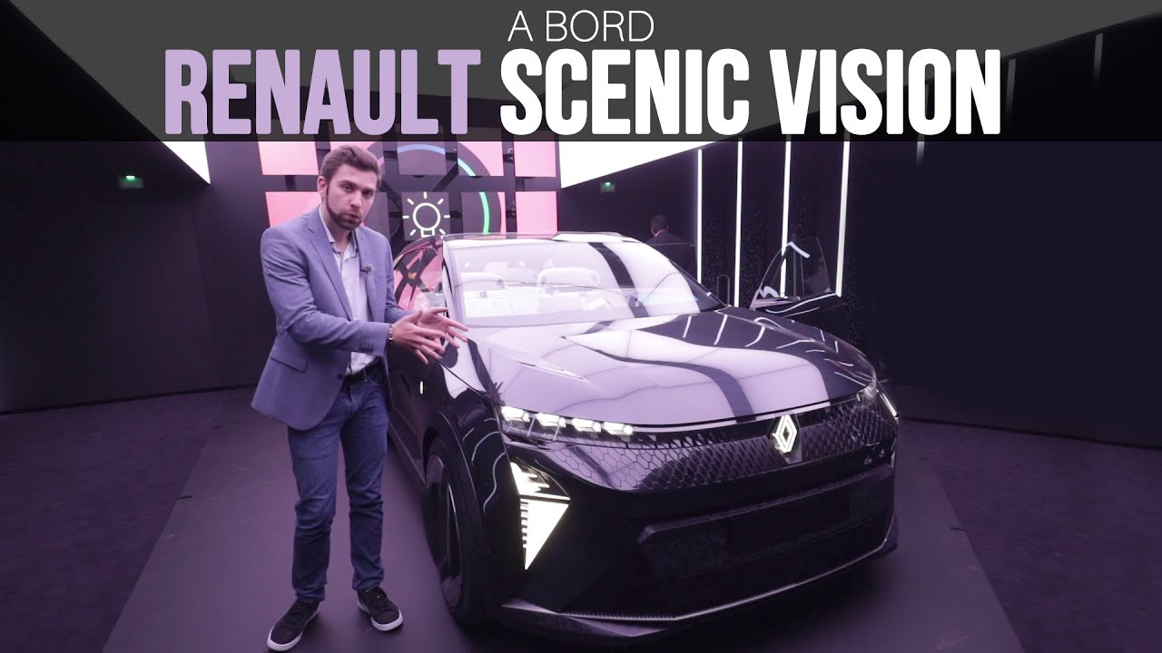 A bord du Concept Renault Scenic Vision avec Gilles Vidal, Directeur du Design