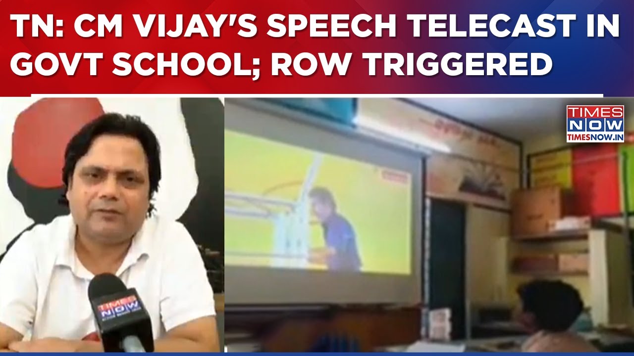 Viral School Video Of CM Vijay's Speech Triggers Political Row, Tamil Nadu Suspends Headmistress