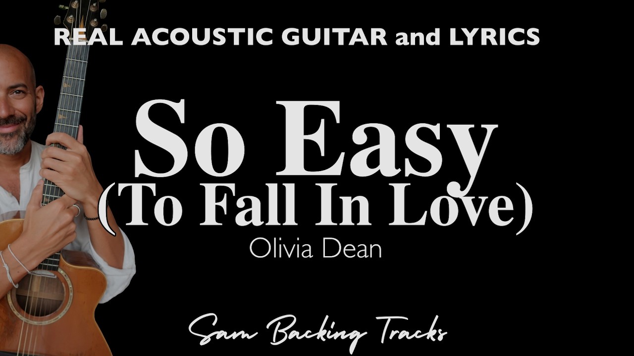 So Easy (To Fall In Love) - Olivia Dean (Acoustic Karaoke | Original Key)