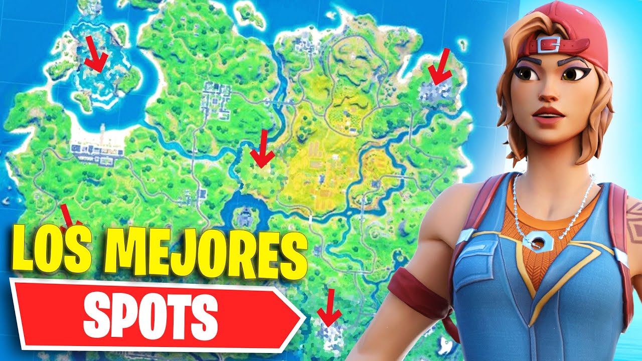 LOS *MEJORES* LUGARES PARA CAER EN ARENA y TORNEOS EN LA TEMPORADA 4 de FORTNITE CAPITULO 2