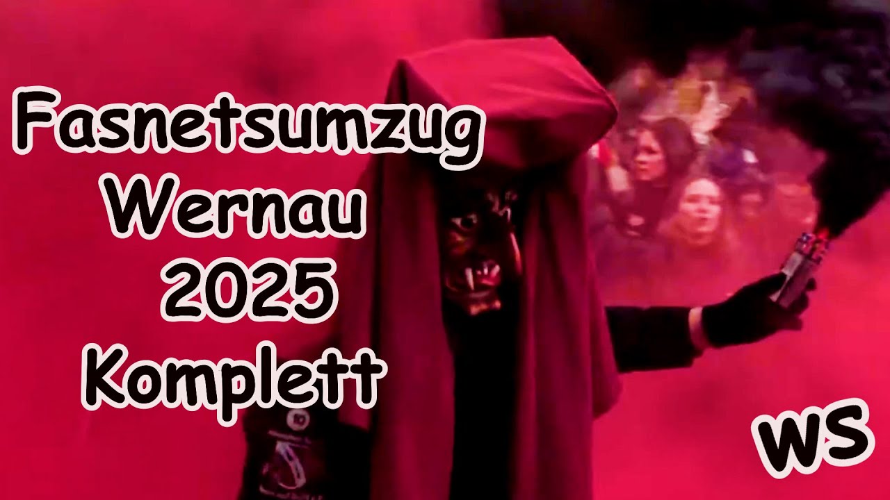 Fasnetsumzug Wernau 2025  -   UltraHD 4K #fasching #Wernau #umzug #fasnet