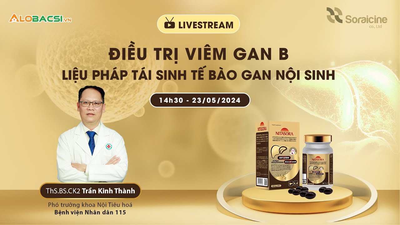 Điều trị viêm gan B - Liệu pháp tái sinh tế bào gan nội sinh
