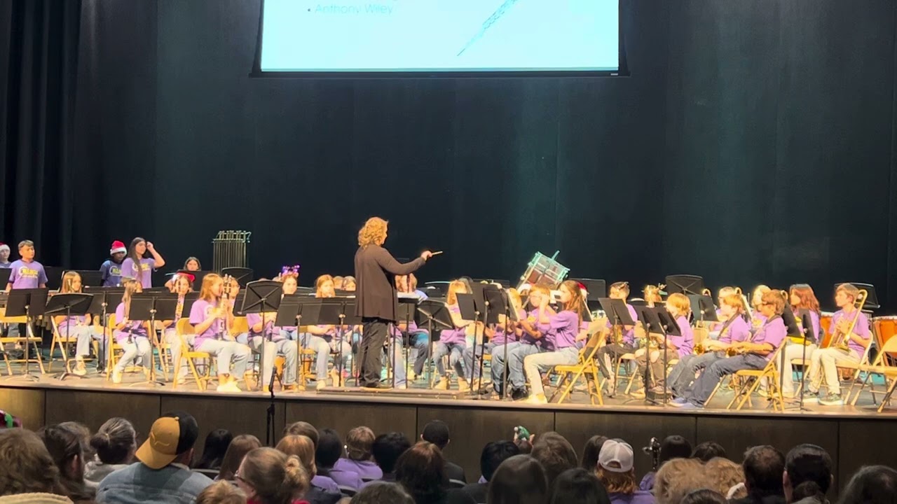 2024 6th grade Band Christmas Concert