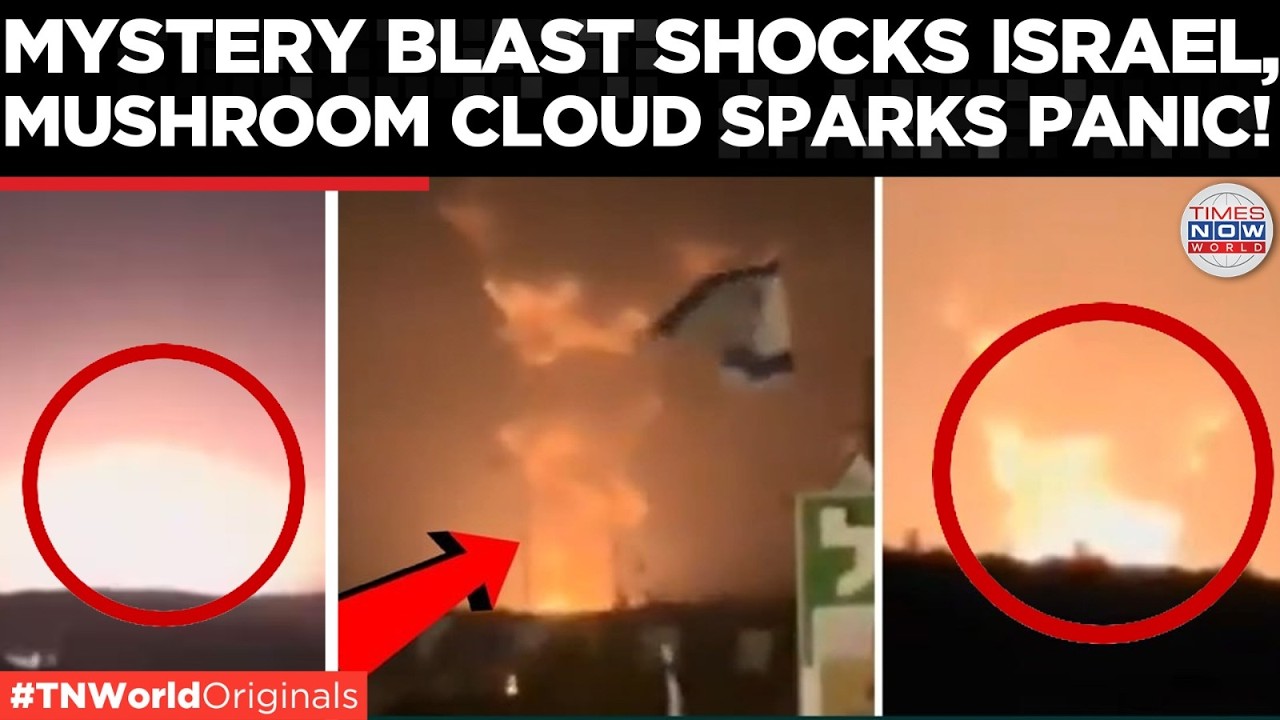 NUCLEAR TEST OR ATTACK? Giant Mushroom Cloud Fireball Over Beit Shemesh Sparks Panic in Israel!