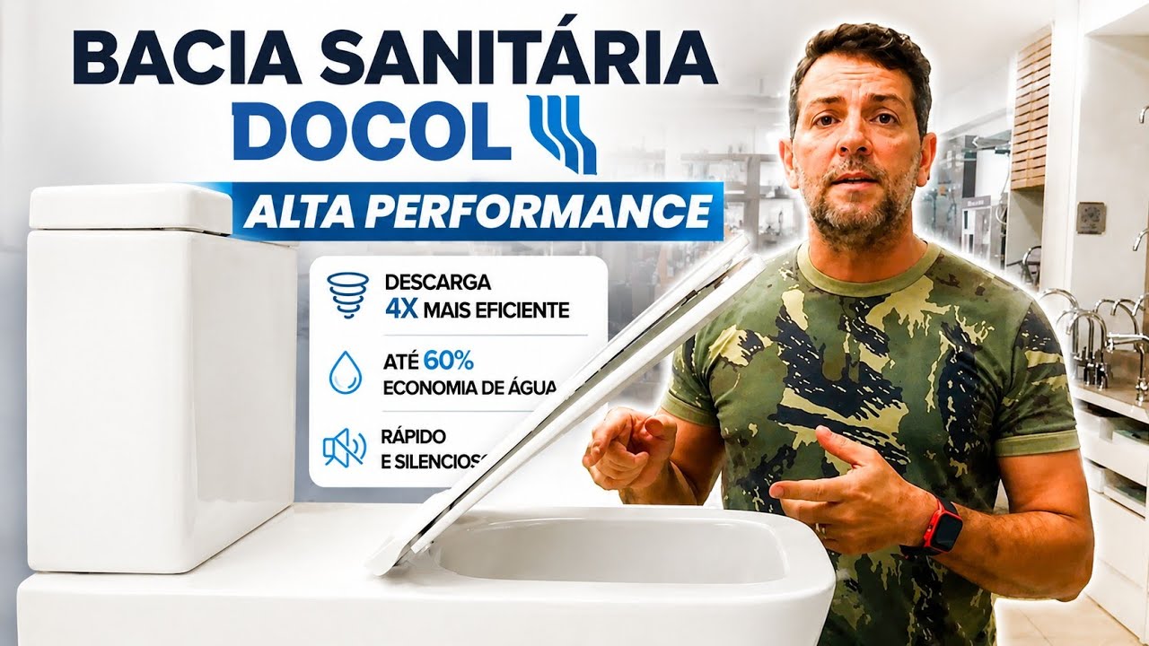Vaso Com Caixa Acoplada Vougan  Docol  / Lançamento
