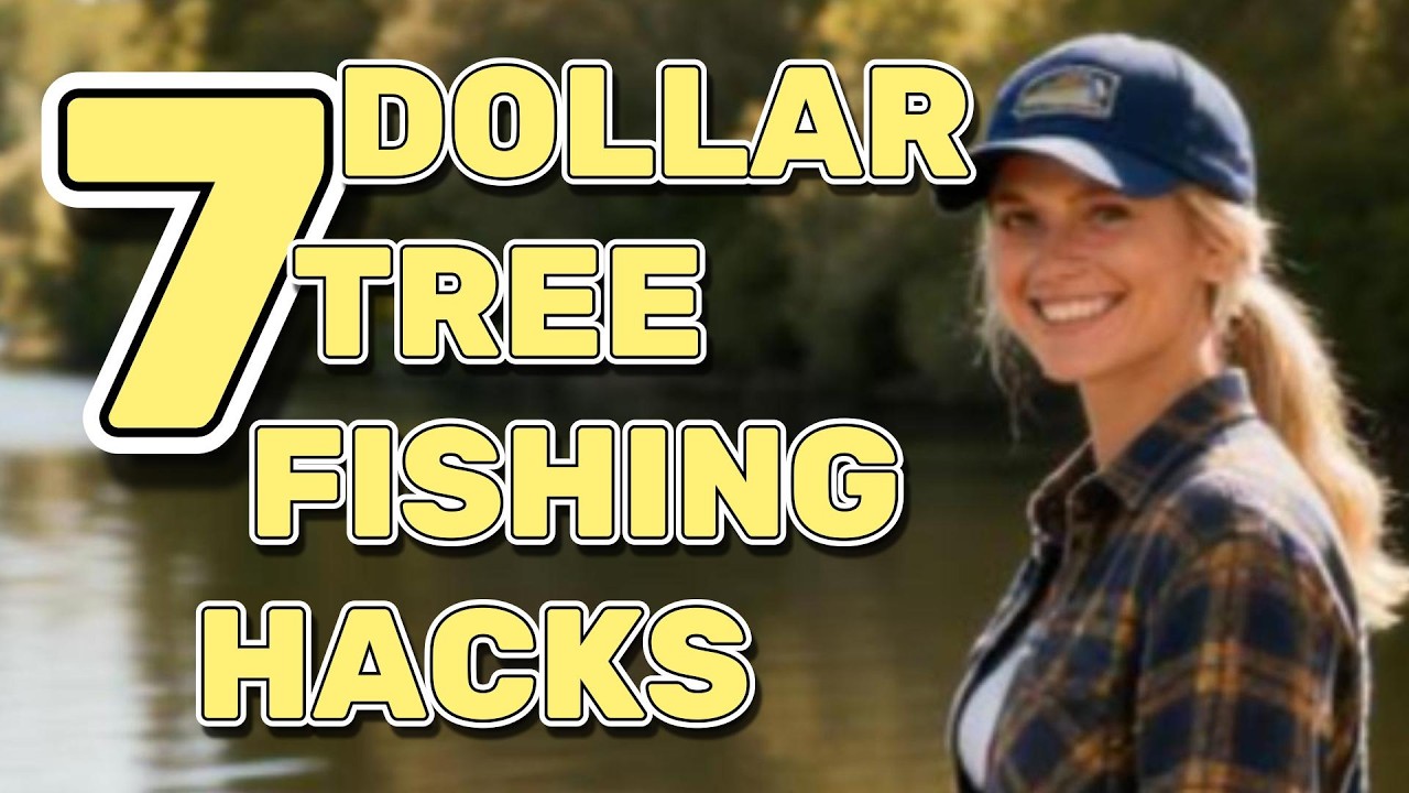 7 полезных советов по рыбалке из магазина Dollar Tree!