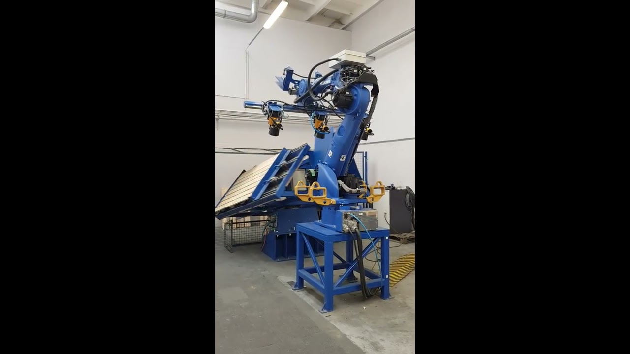 Robot do zbijania palet