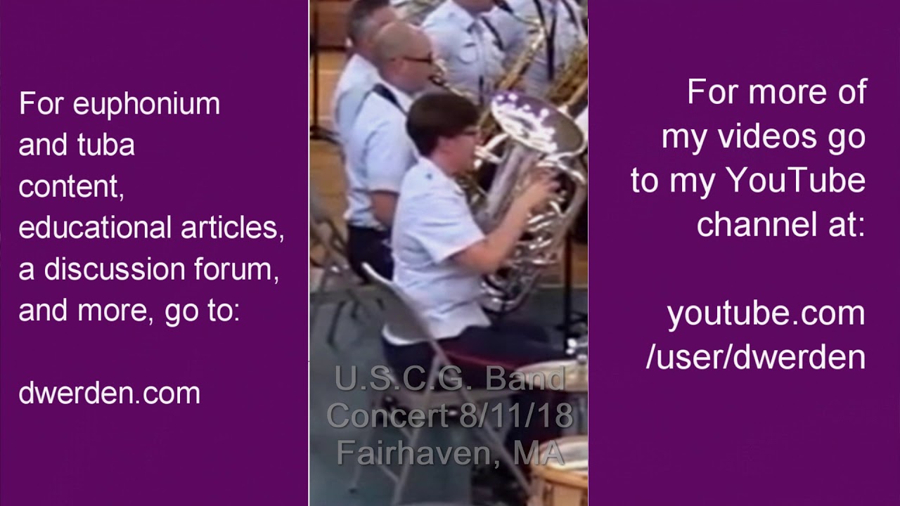 El Capitan March (Sousa) - Baritone / Euphonium Excerpts by Dave Werden, Plus Recording by USCG Band