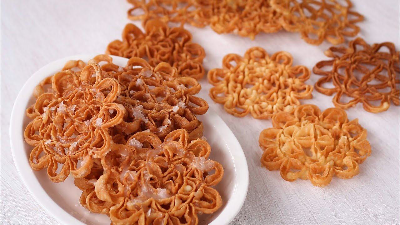 ফুলঝুরি পিঠা | সাজের পিঠা | Sunflower Cookie | Fuljhuri Pitha | Thai Sunflower Cookie