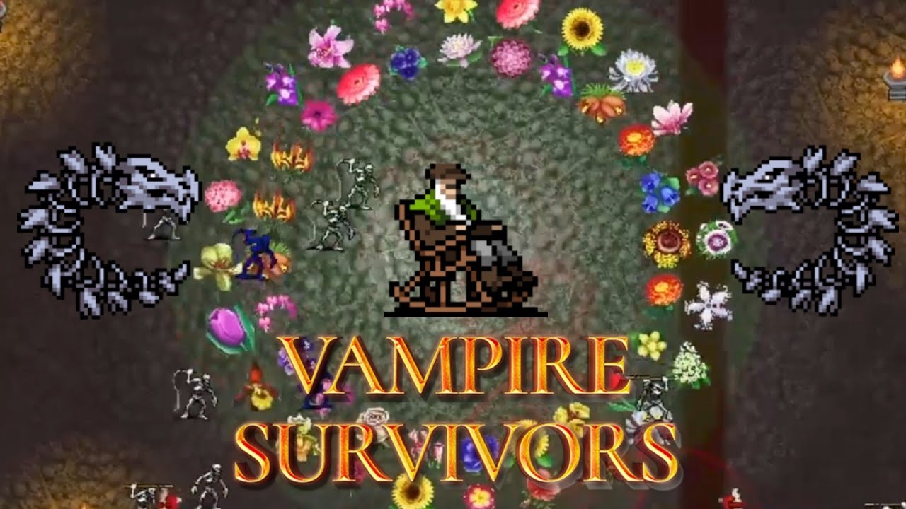 Encontre o único lugar onde as flores desabrocham na Osseocidade - Vampire Survivors