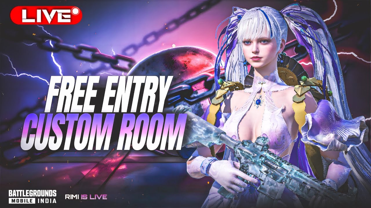 BGMI LIVE CUSTOM ROOM || CUSTOM ROOMS || BGMI LIVE ROOMS #bgmilive #customroomlive #rimiislive