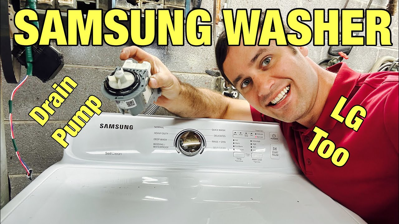 Why This Samsung Washer Won’t Drain or Spin | Quick Easy Drain Pump Fix | WA45N3050AW/A4 | LG bonus