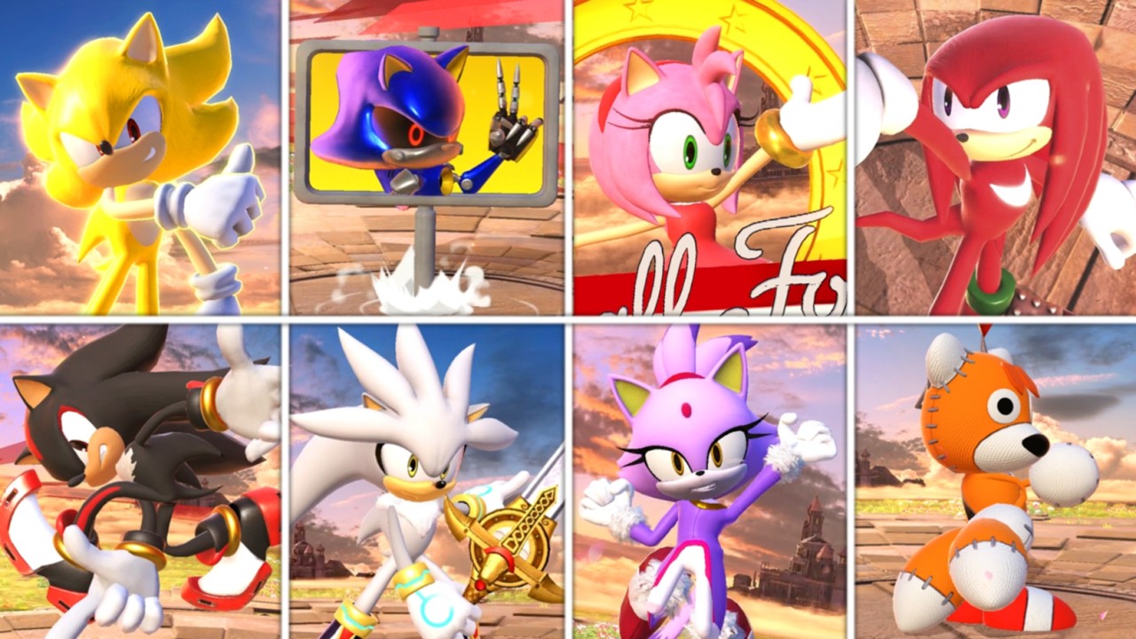 Custom Sonic & Friends Victory Animations in SMASH BROS. ULTIMATE!
