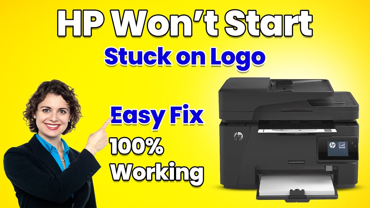 HP LaserJet Pro M127fw Stuck on Logo? Here’s the Real Fix!