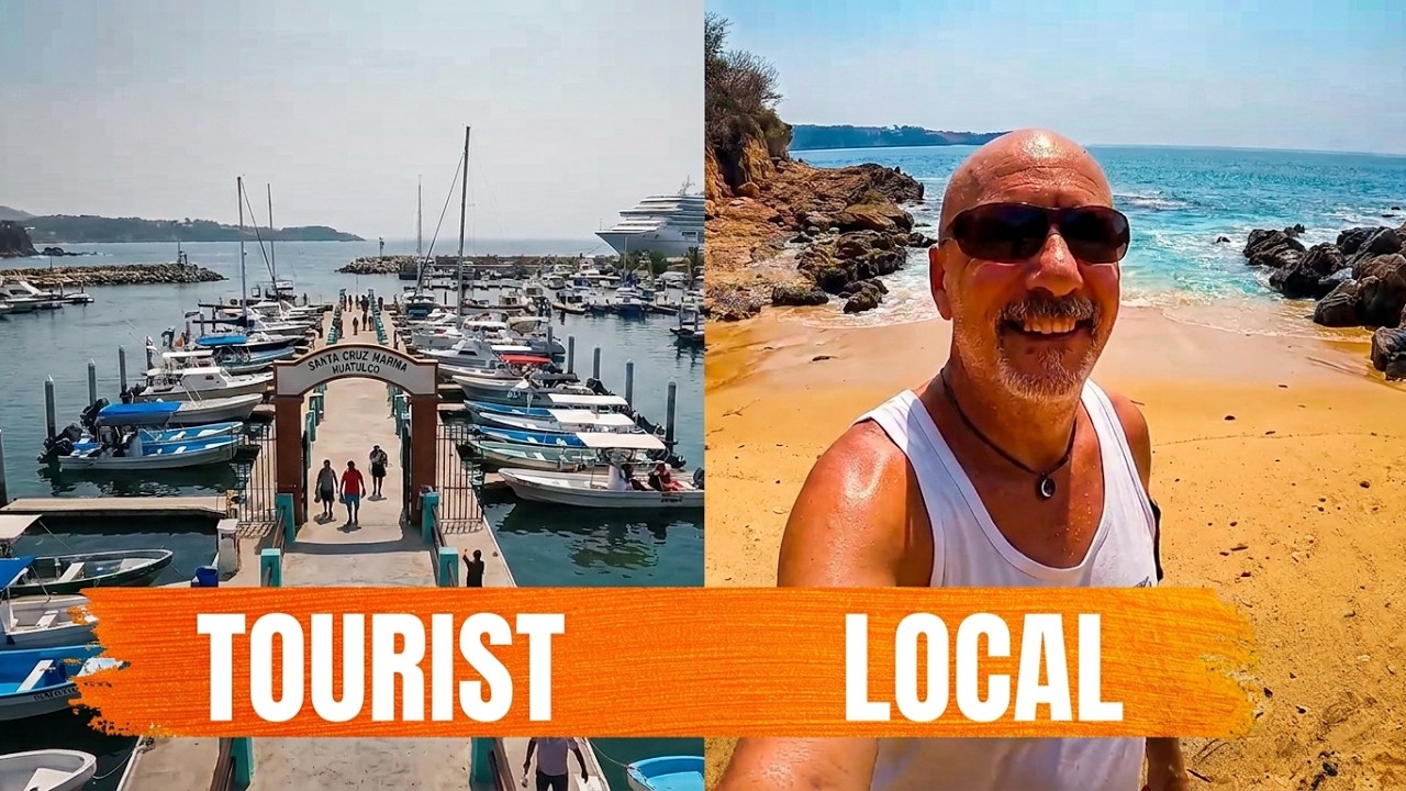 Huatulco: Where The Locals Go 🌊🩴🏖️ #travelmexico #oaxacavlog #beachlifemexico