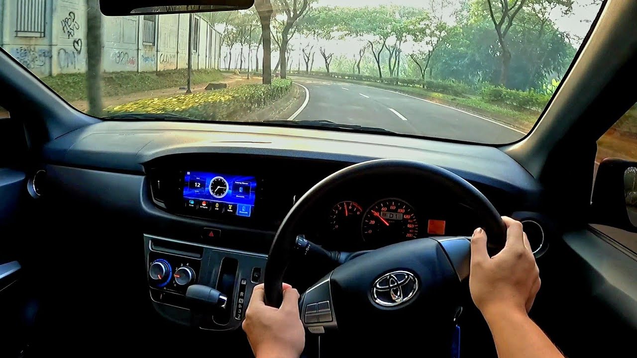 Driving POV TOYOTA NEW CALYA 1.2 G A/T 2023 | Test Drive Kota & Tol | Acceleration & Handling (ASMR)